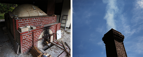 早良路窯と煙突